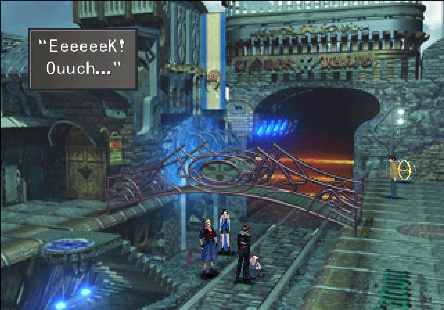 FF8 Timber - Saving the Girl on the Train Tracks