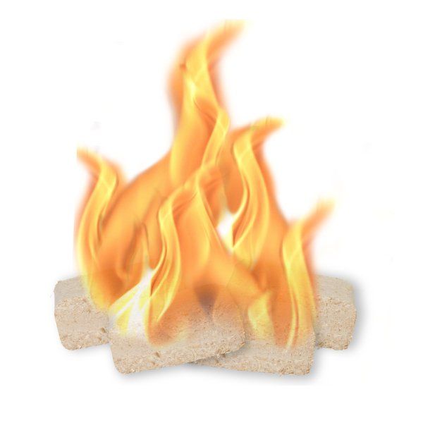 Brennwert Holzbriketts Flamme