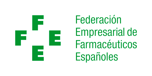 Logo Federación Empresarial de Farmacéuticos Españoles – Colaboradores Proyecto Venturi