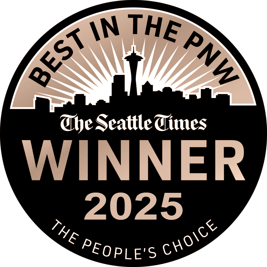 Seattle Times Best in the PNW 2025 bronze logo.