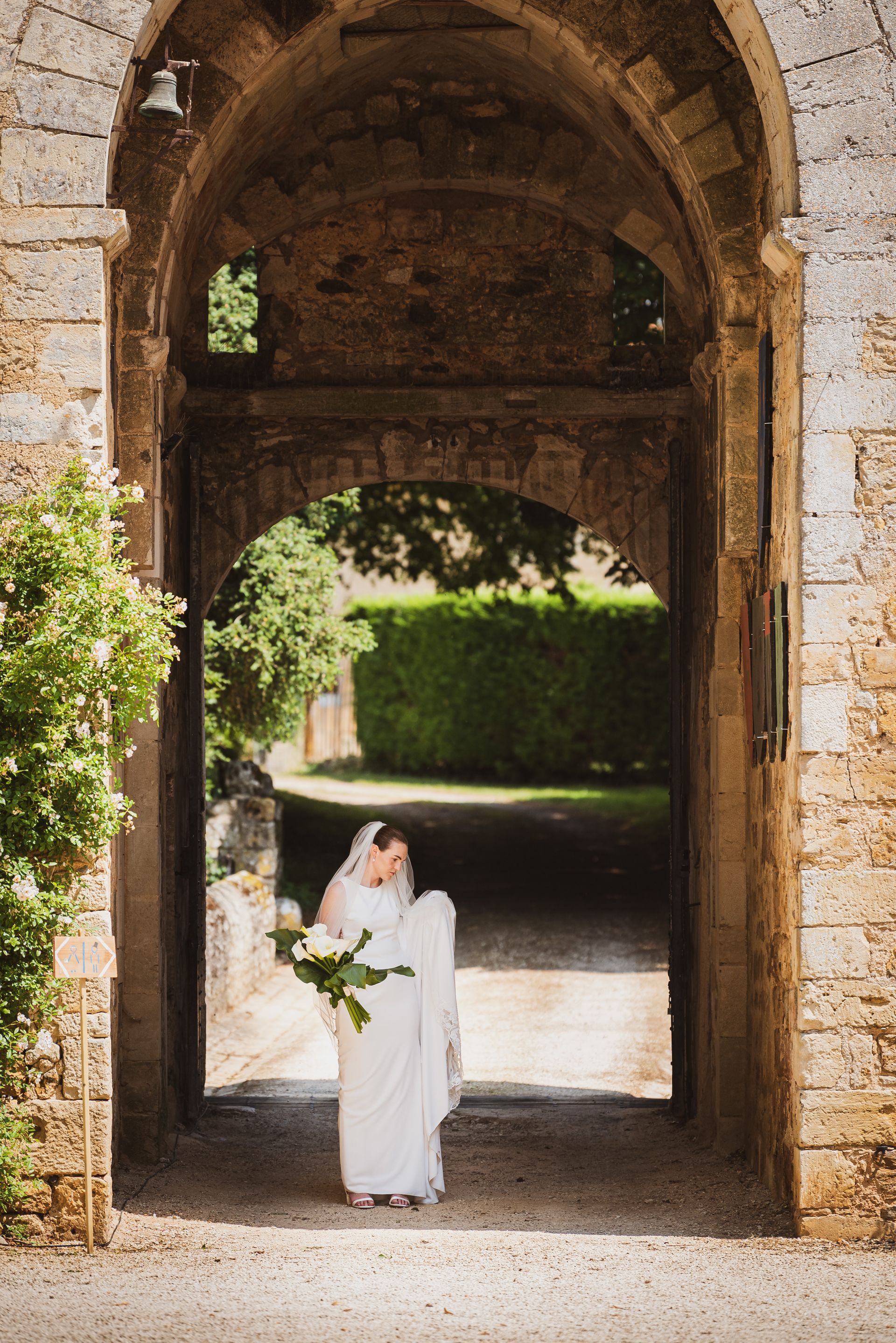 shooting photo de mariage au château