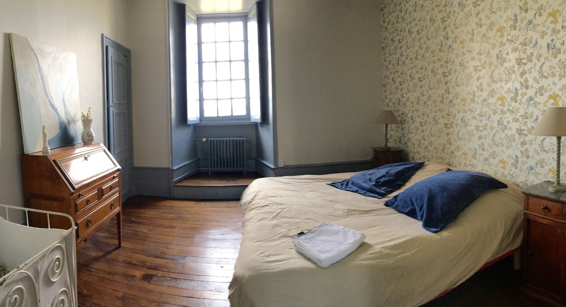 chambre du château de Montreuil bonnin