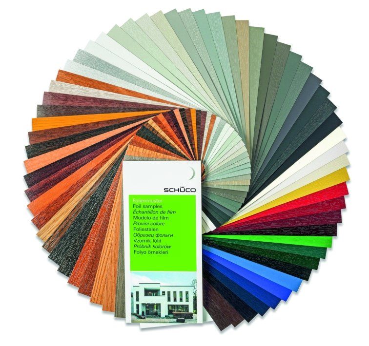 Die Schüco Farbenvielfalt