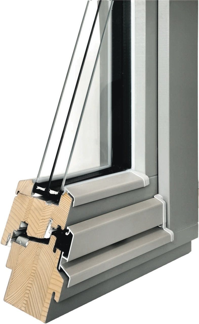 Holzfenster 92 mm mit 3-fach Wärmeschutzverglasung