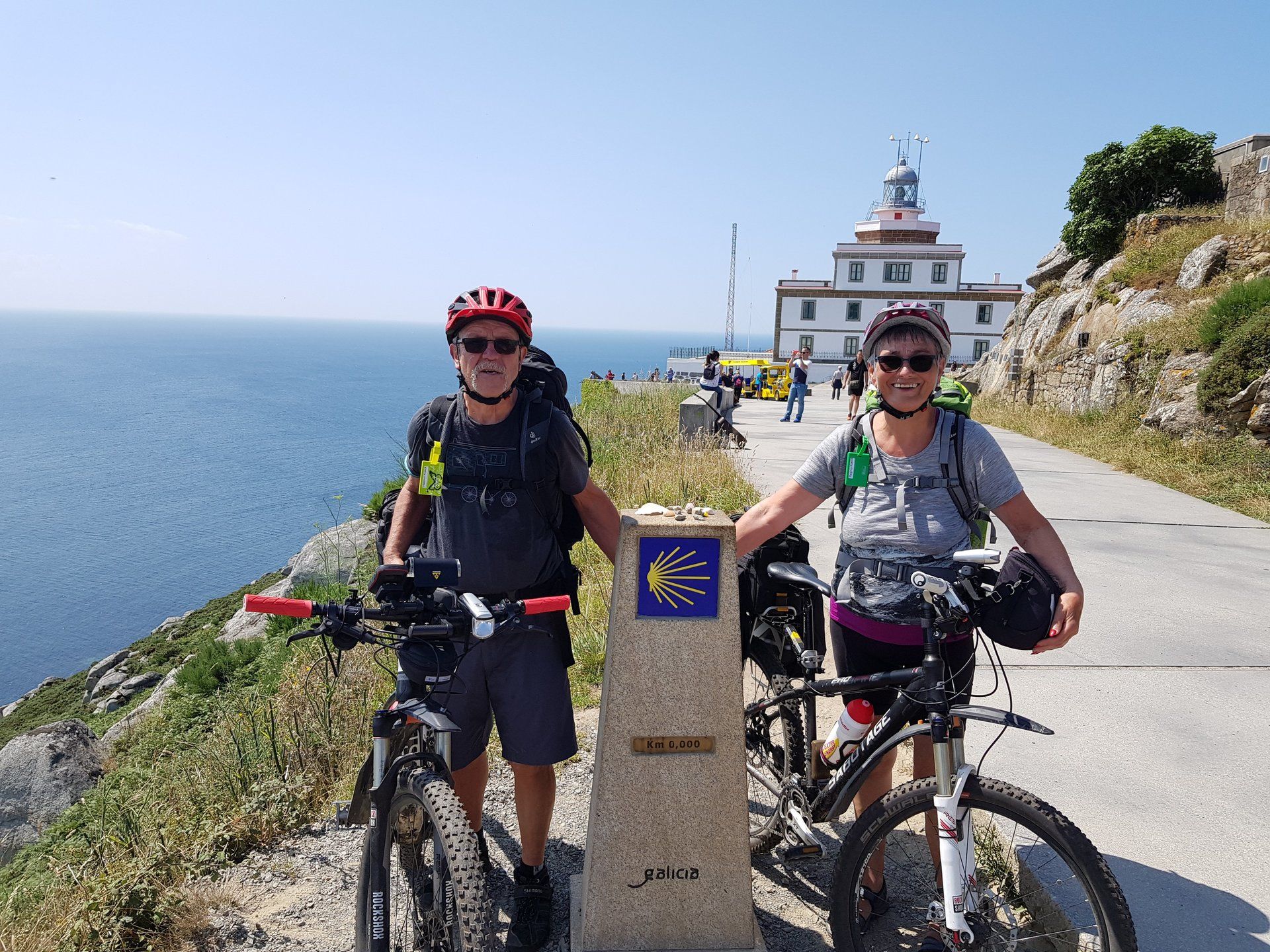 Jakobsweg Kap Finisterre in Galicien Spanien Jakobsweg Kap Finisterre in Galicien Spanien