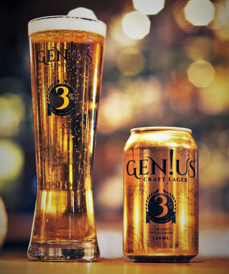 Genius brewing lager