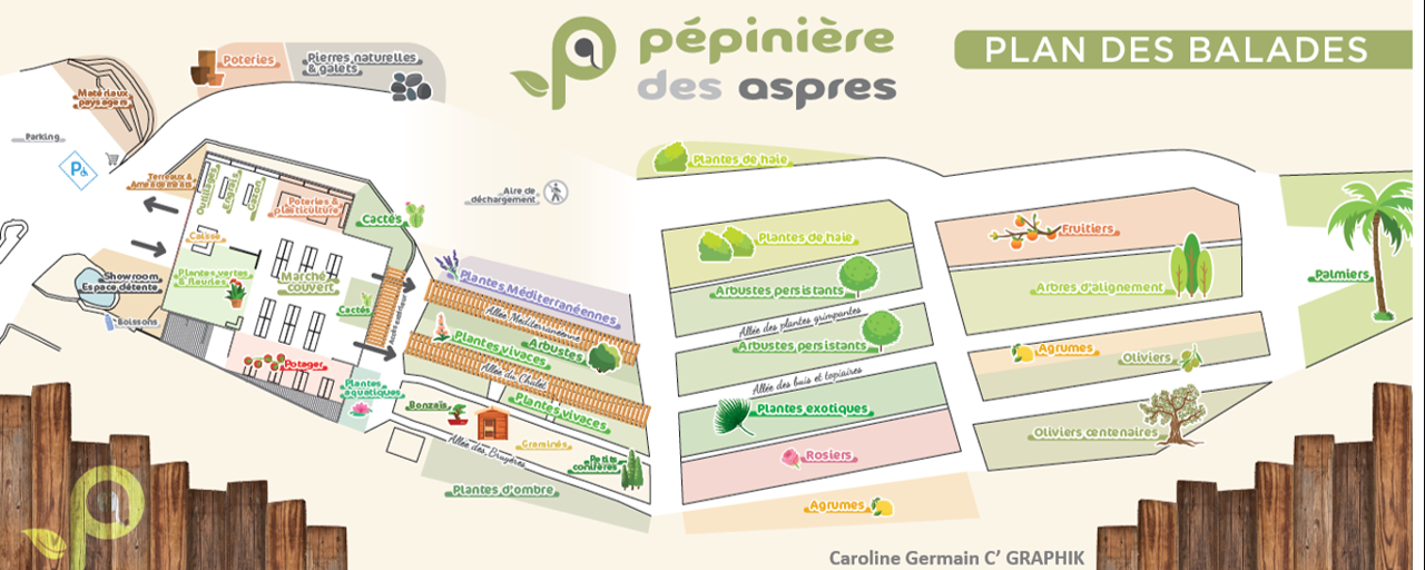 PEPINIERE DES ASPRES GRASSE 2024 ALPES MARITIMES JARDINERIE