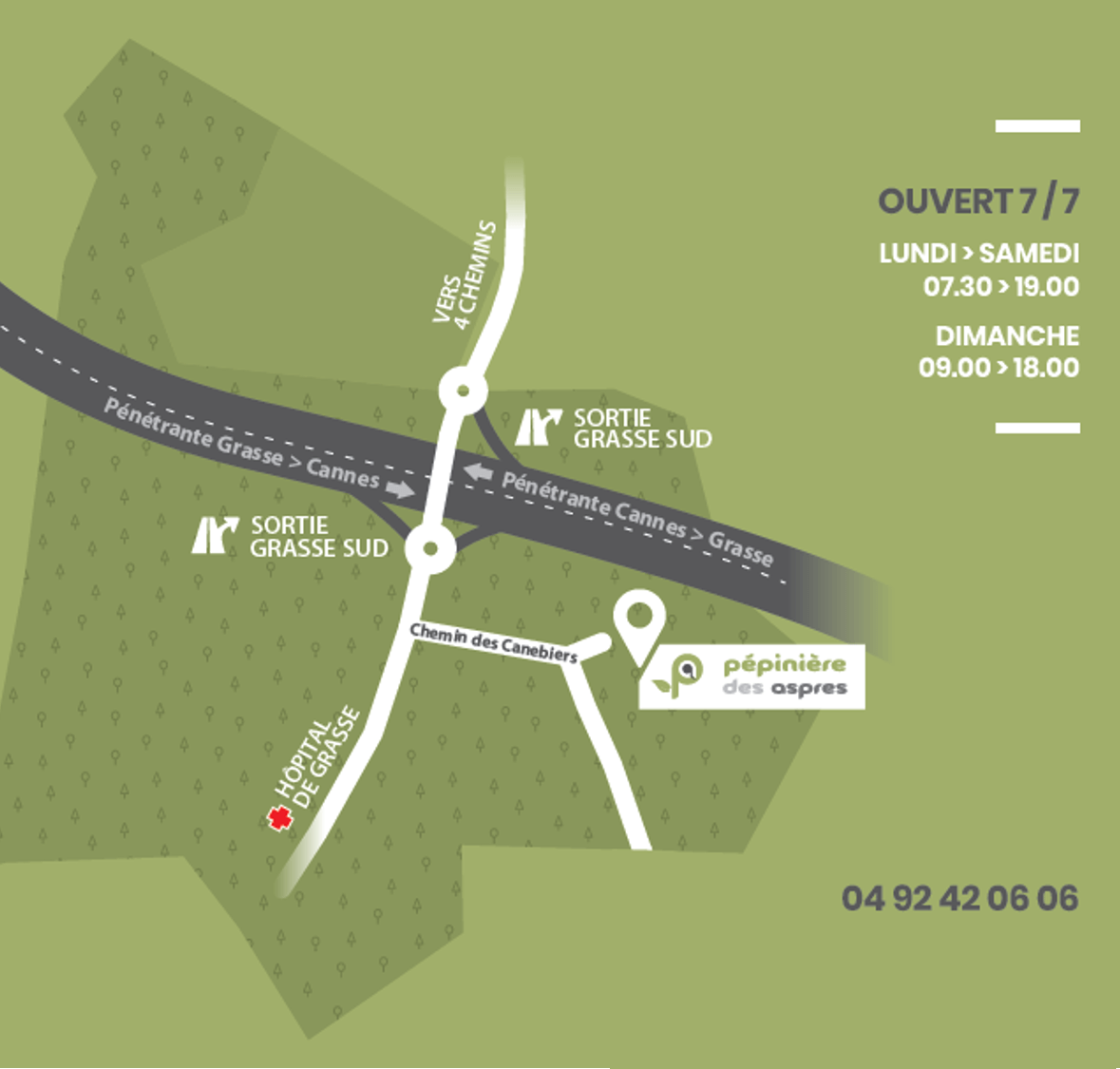 PEPINIERE DES ASPRES GRASSE 2024 ALPES MARITIMES JARDINERIE