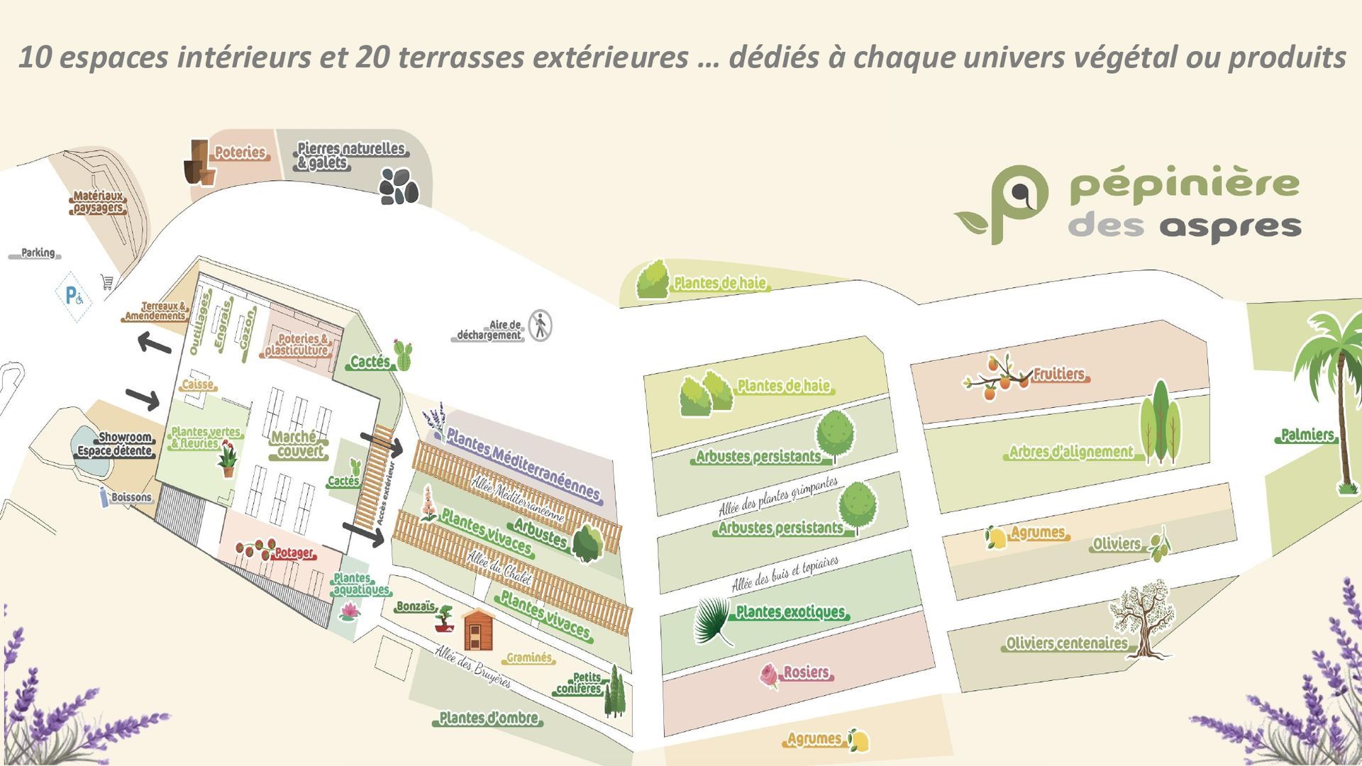 PEPINIERE DES ASPRES GRASSE 2024 ALPES MARITIMES JARDINERIE