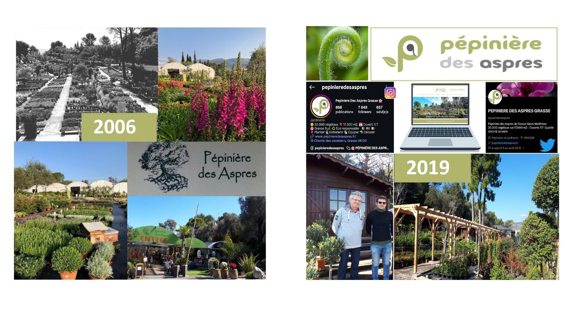 PEPINIERE DES ASPRES GRASSE 2024 ALPES MARITIMES JARDINERIE