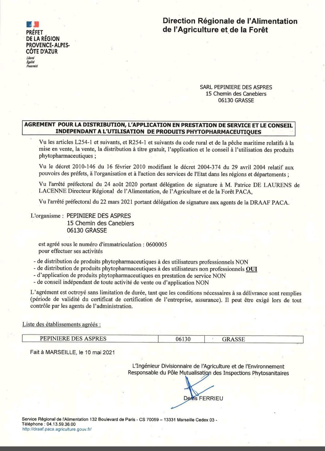 PEPINIERE DES ASPRES GRASSE 2024 ALPES MARITIMES JARDINERIE