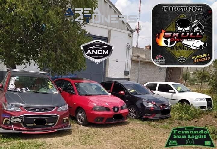 1er Aniversario Skull Drivers Resilence
Imagen del reportaje de la revista Tuning Area4tuners.es, de la concentración de coches Tuning del año 2022 en México D.F., México