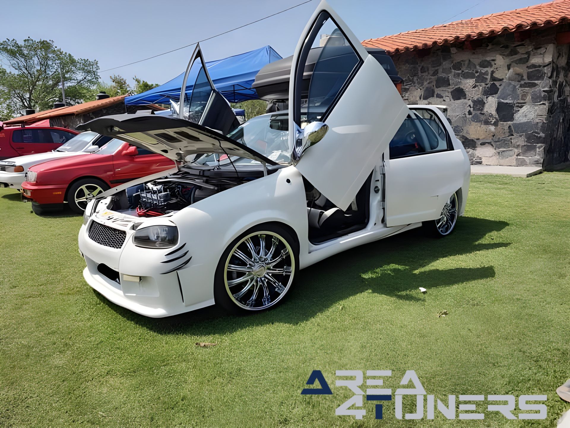 Xixmiquilpan Open Euro
Imagen del reportaje de la revista Tuning Area4tuners.es, de la concentración de coches Tuning del año 2023 en Xixmiquilpan, Hidalgo, México