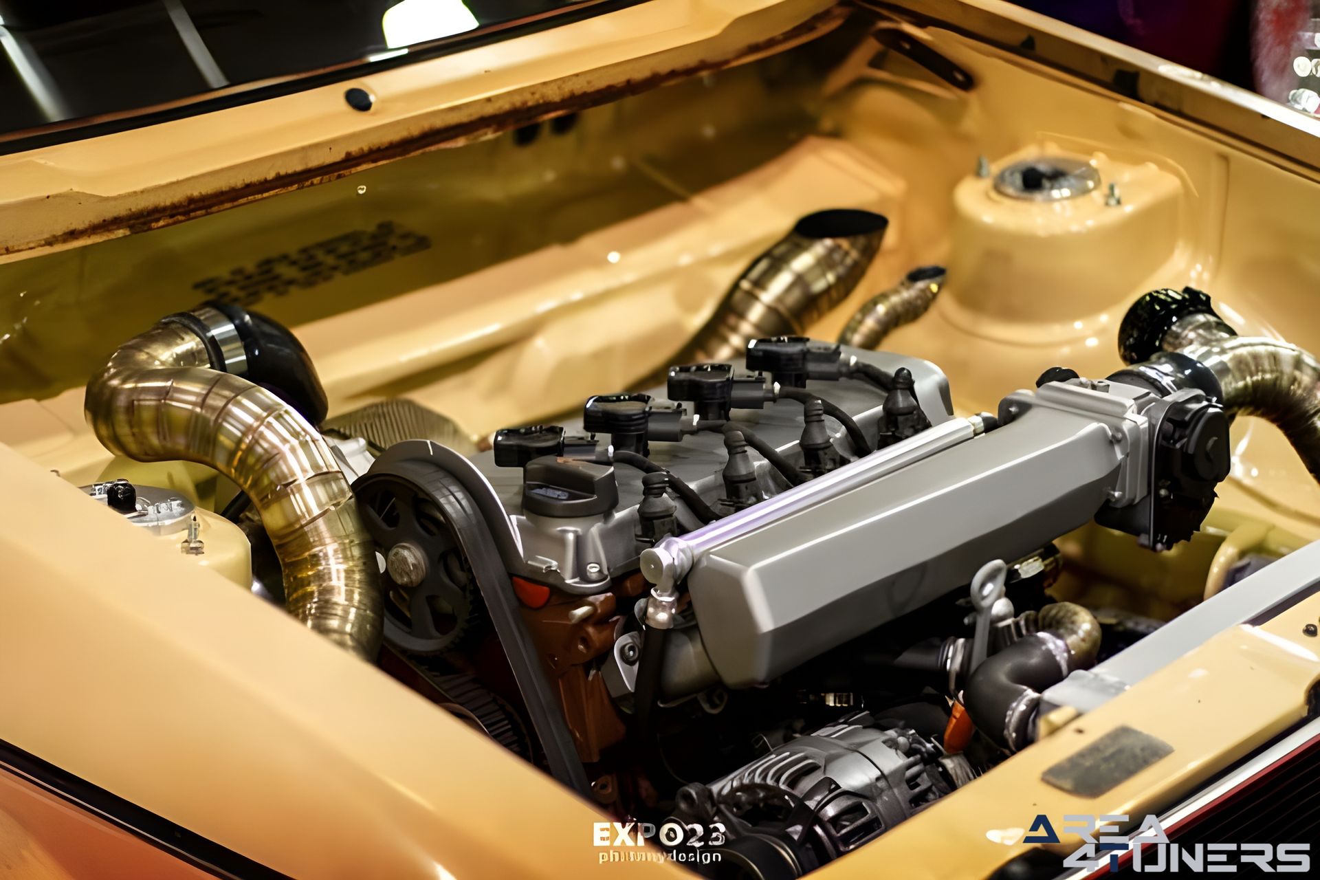 Expo Tuning Torino 2023
Imagen del reportaje de la revista Tuning Area4tuners.es, de la concentración de coches Tuning del año 2023 en Turín, Italia