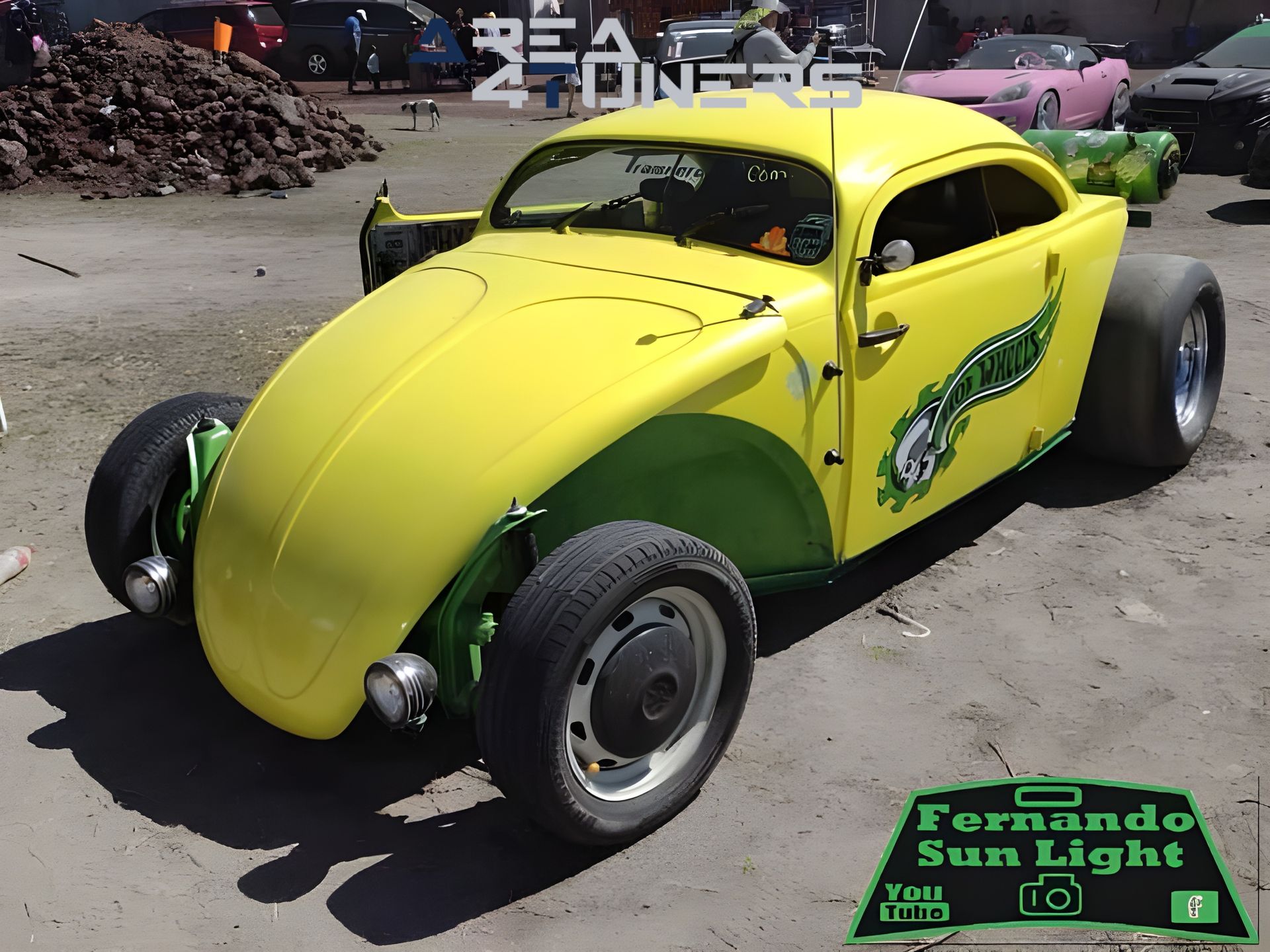 Hermandad Raza Ebria Tecamac 5º Aniversario
Imagen del reportaje de la revista Tuning Area4tuners.es, de la concentración de coches Tuning del año 2023 en Santo Tomás Chiconautla, México D.F., México