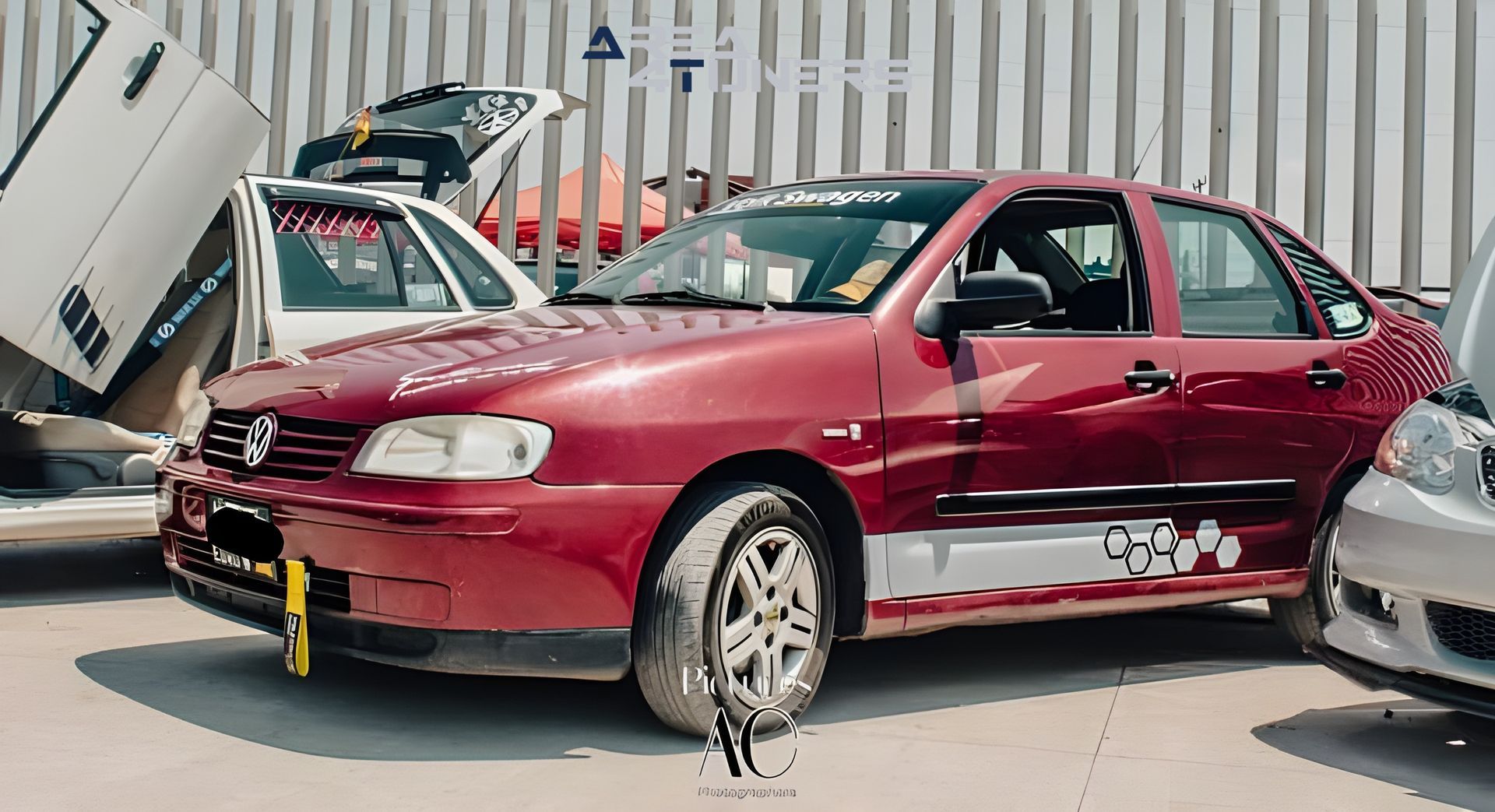 Speed 77 Revolution 2º Aniversario
Imagen del reportaje de la revista Tuning Area4tuners.es, de la concentración de coches Tuning del año 2023 en Polideportivo Valle Del Chalco, México