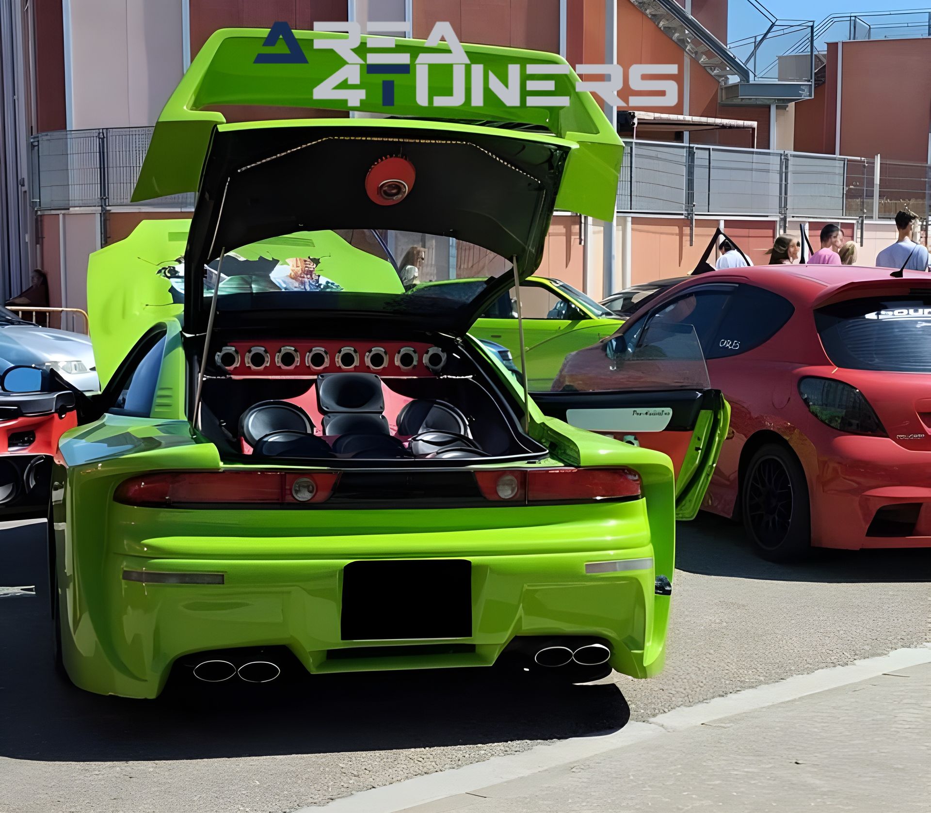 Guarida Motor Show
Imagen del reportaje de la revista Tuning Area4tuners.es, de la concentración de coches Tuning del año 2023 en Figueruelas, Zaragoza, España