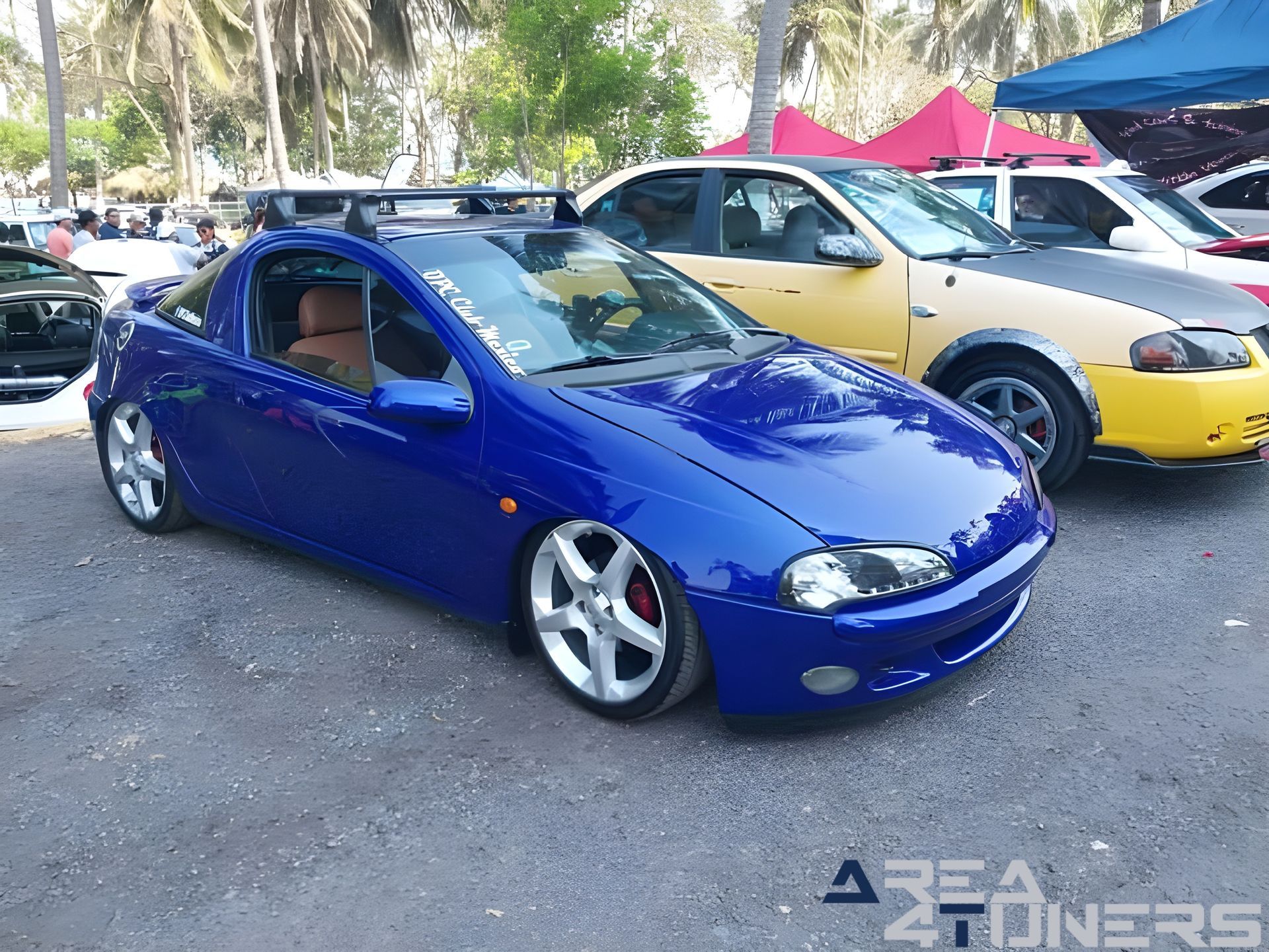 Imagen del reportaje de la revista Tuning Area4tuners.es, de la concentración de coches Tuning del año 2023 en Albercas De Mocambo, Veracruz, México