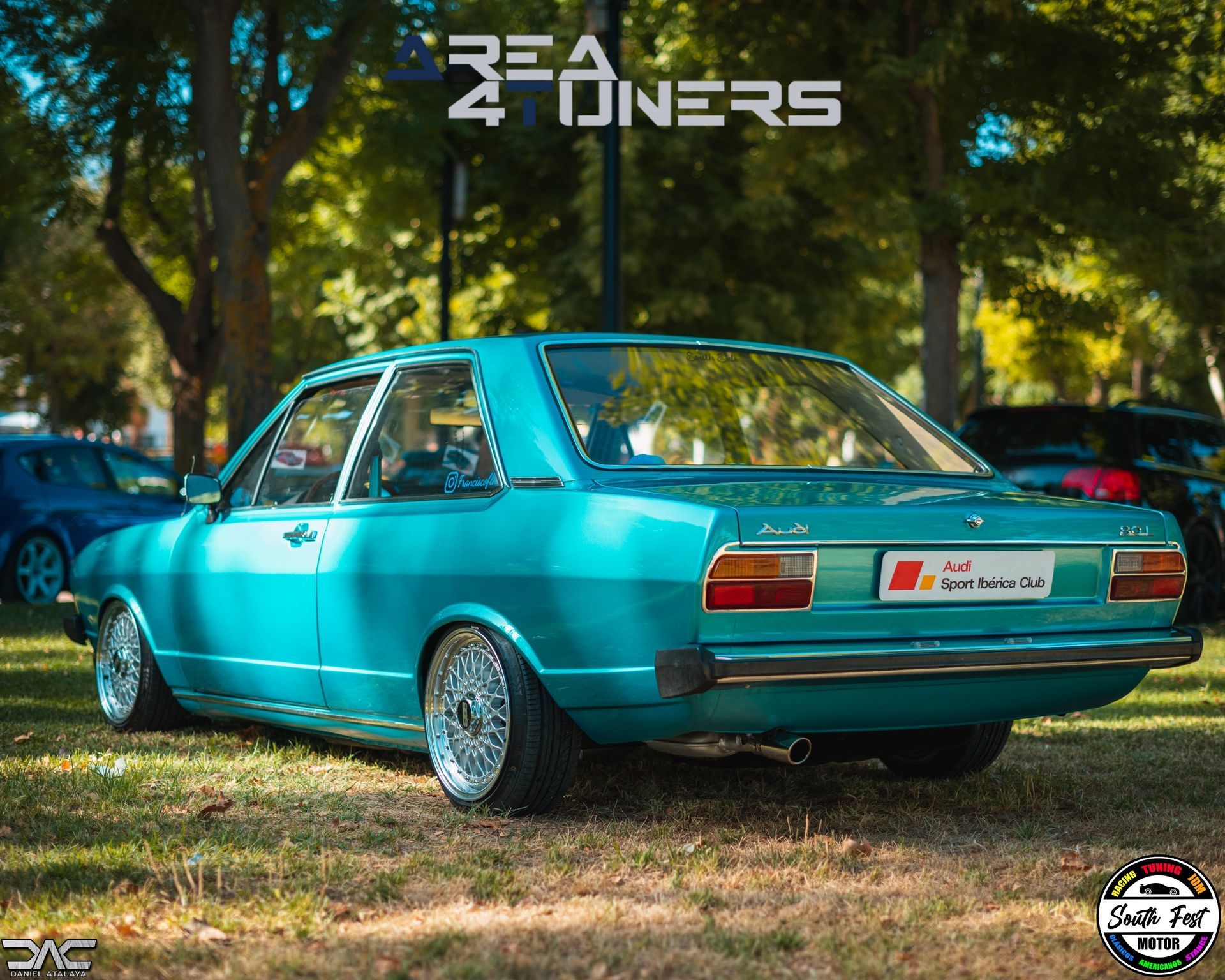 South Fest V.I.P. Edition
Imagen del reportaje de la revista Tuning Area4tuners.es, de la concentración de coches Tuning del año 2023 en Ogíjares, Granada, España