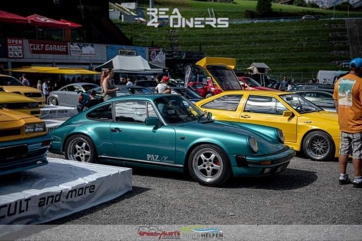 Cult And More
Imagen del reportaje de la revista Tuning Area4tuners.es, de la concentración de coches Tuning del año 2023 en Osterreich, Alemania