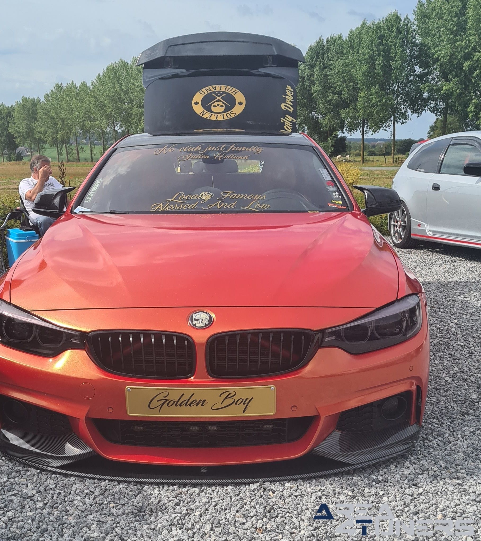 Rasso Static Power Team Perfonmance
Imagen del reportaje de la revista Tuning Area4tuners.es, de la concentración de coches Tuning del año 2023 en Fosse, Bélgica