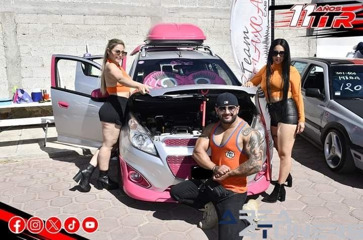 Mala Fama Car Club
Imagen del reportaje de la revista Tuning Area4tuners.es, de la concentración de coches Tuning del año 2024 en Lázaro Cárdenas, Tlaxacala, México