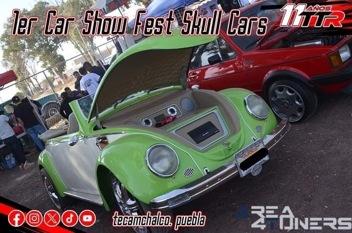 1er Car Show Fest Skull Cars
Imagen del reportaje de la revista Tuning Area4tuners.es, de la concentración de coches Tuning del año 2024 en Tecamachalco, Puebla, México