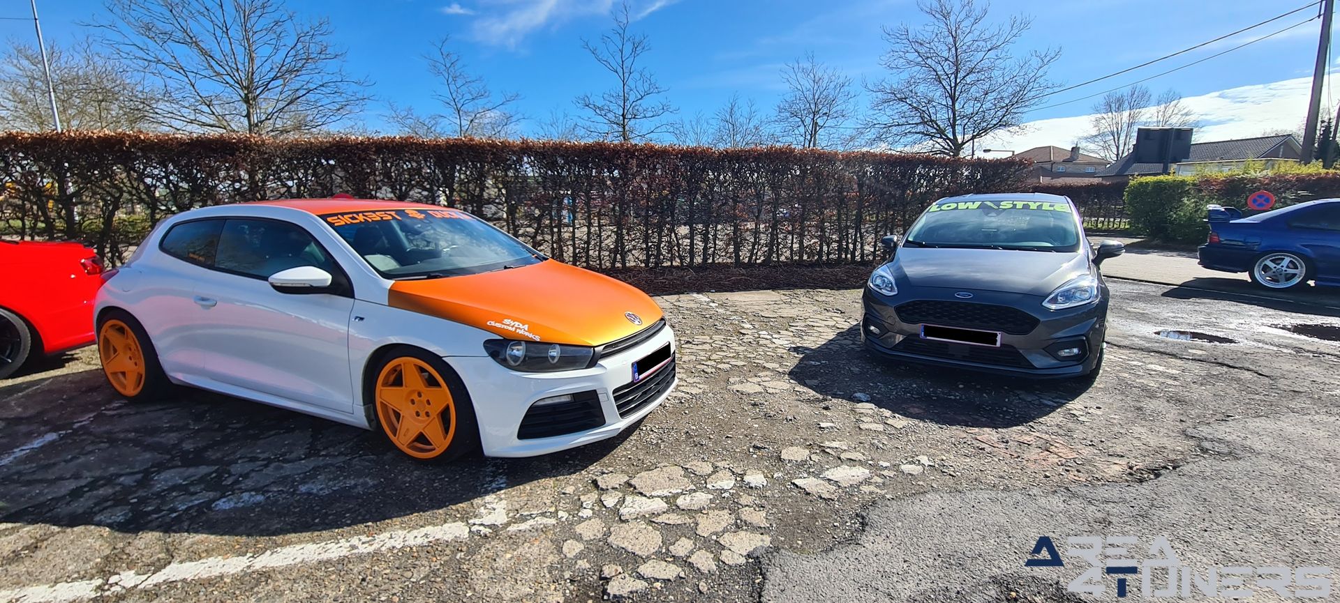 Slammed Wheels 2024
Imagen del reportaje de la revista Tuning Area4tuners.es, de la concentración de coches Tuning del año 2024 en Putte, Bélgica