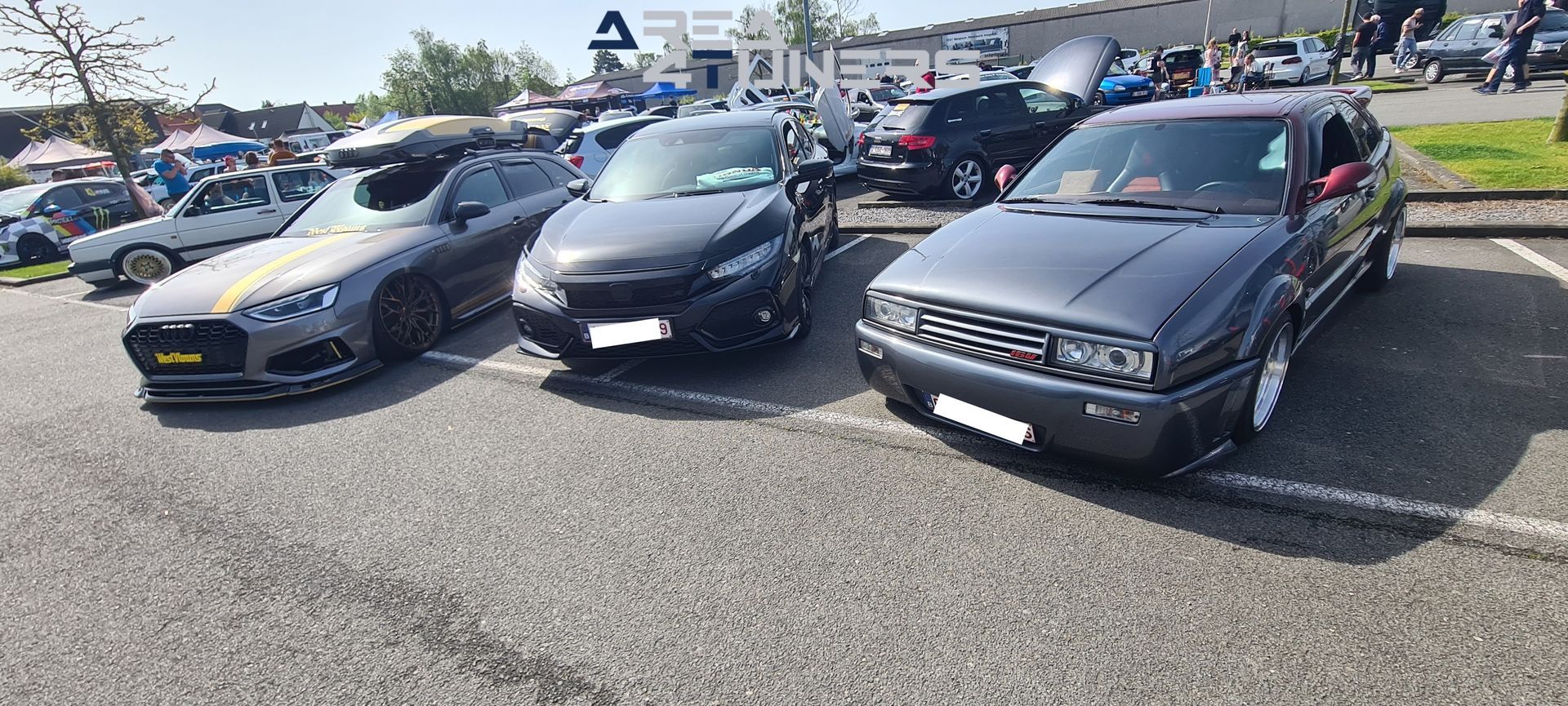 Carsecation 2
Imagen del reportaje de la revista Tuning Area4tuners.es, de la concentración de coches Tuning del año 2024 en Izwegem, Bélgica