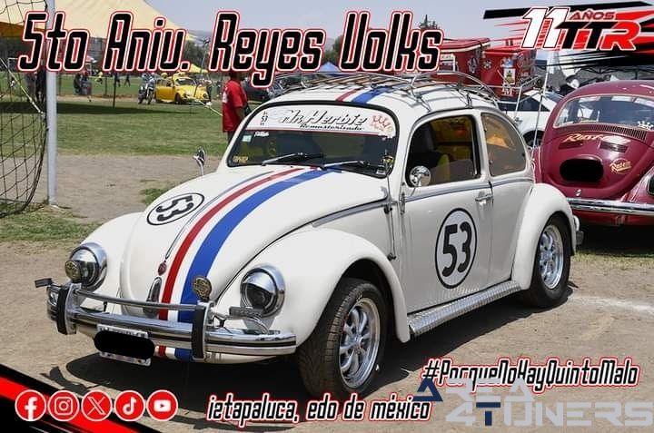 5º Aniversario Reyes Volk's
Imagen del reportaje de la revista Tuning Area4tuners.es, de la concentración de coches Tuning del año 2024 en Iztapaluca, México D.F., México