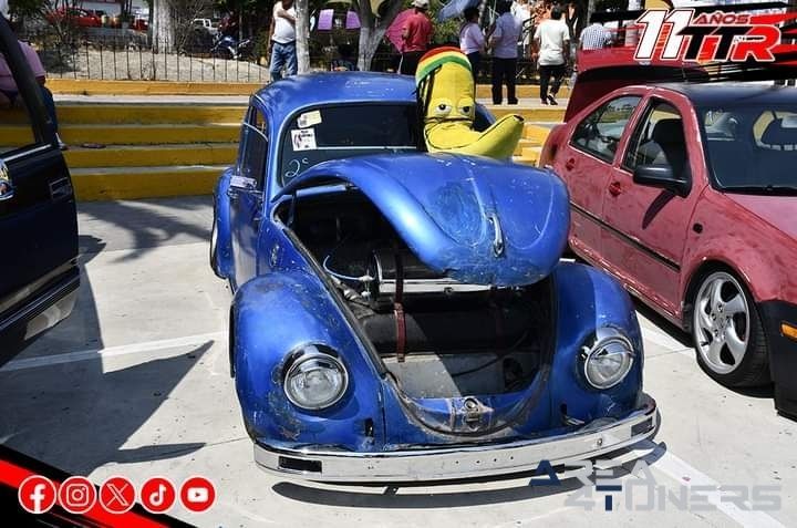 1er Aniversario Gael El Tóxico
Imagen del reportaje de la revista Tuning Area4tuners.es, de la concentración de coches Tuning del año 2024 en San Hipólito, Puebla, México