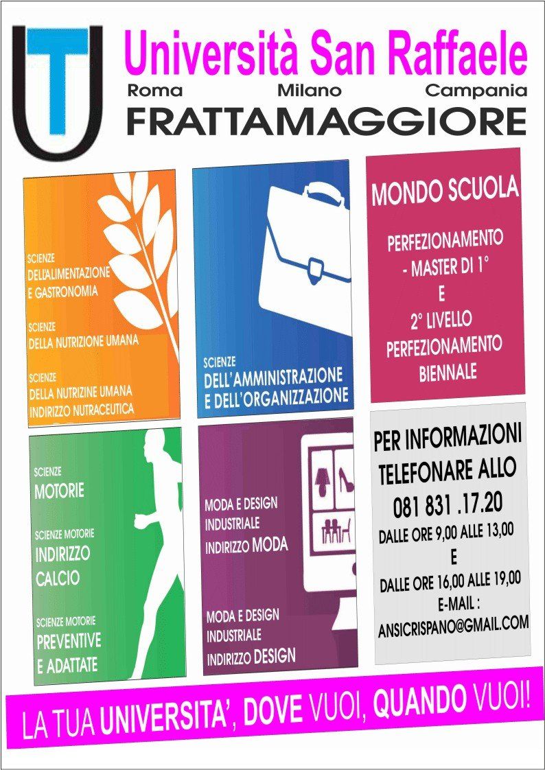 universita san raffaele frattamaggiore Ansi crispano