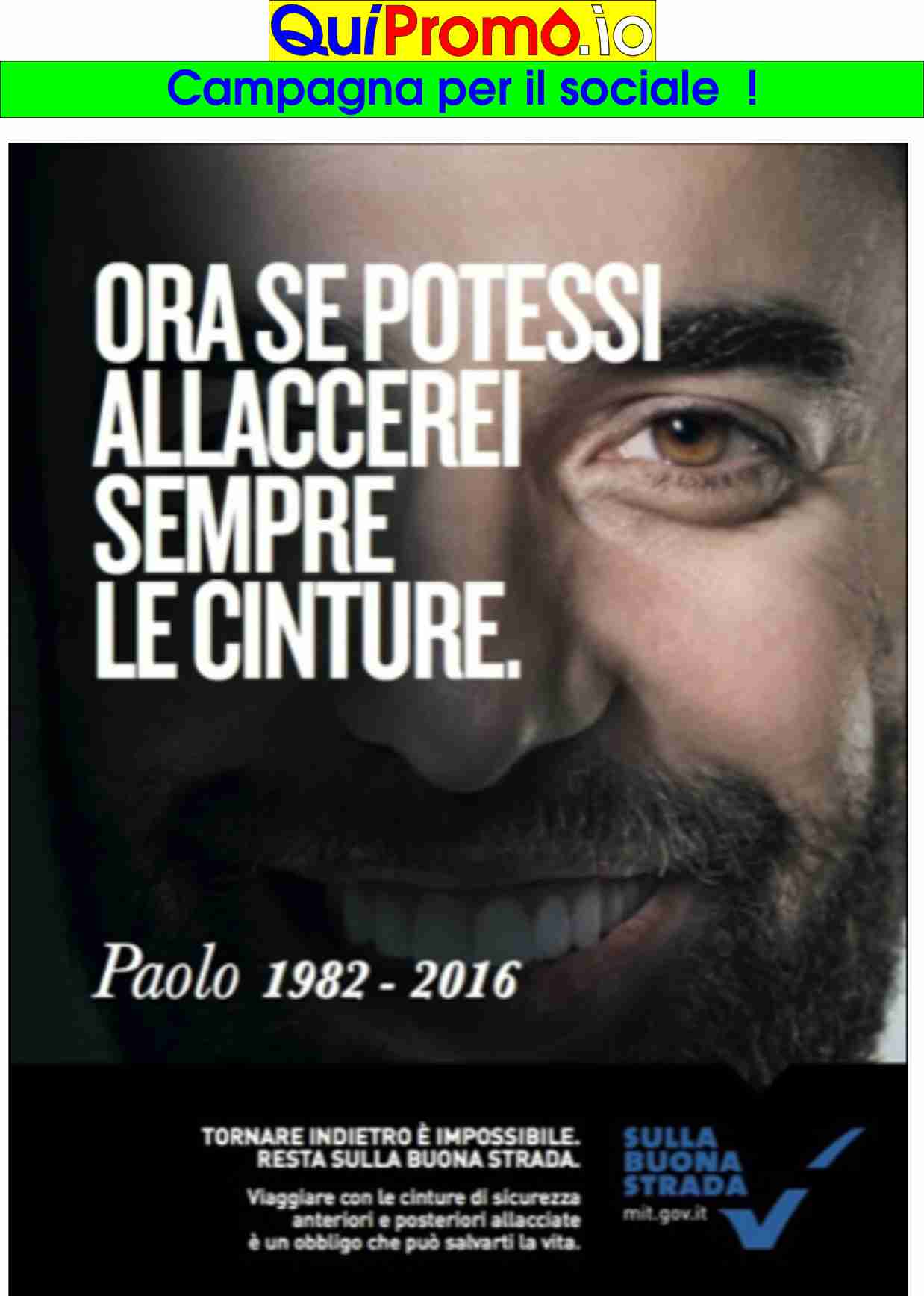 sulla buona strada campagna sicurezza stradale