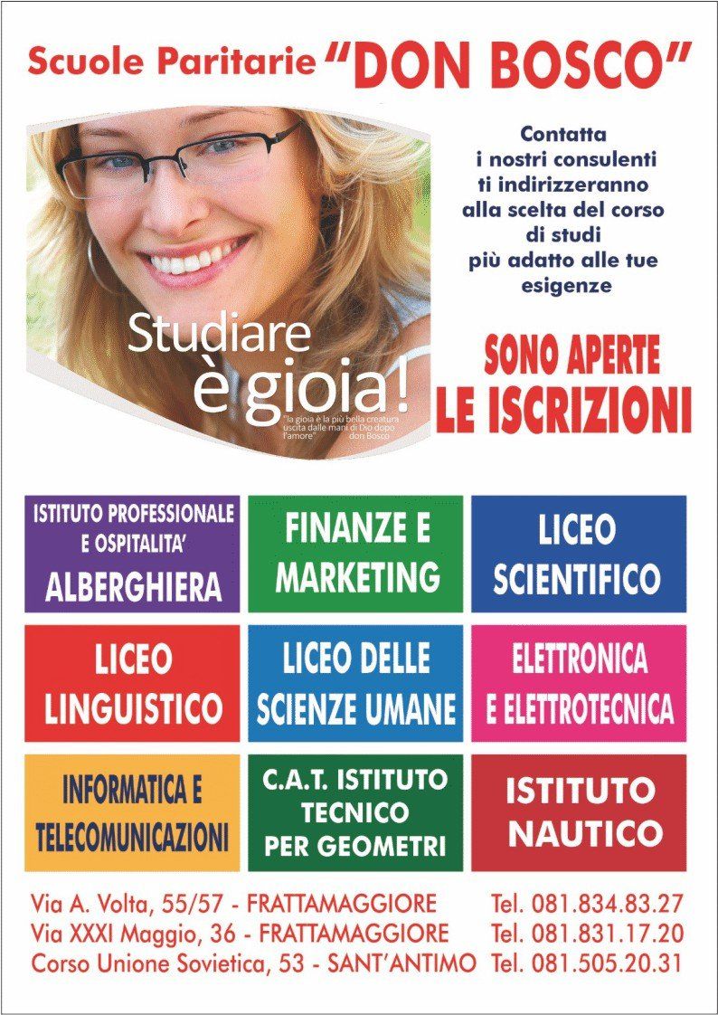 scuola don bosco frattamaggiore S. Antimo recupero anni