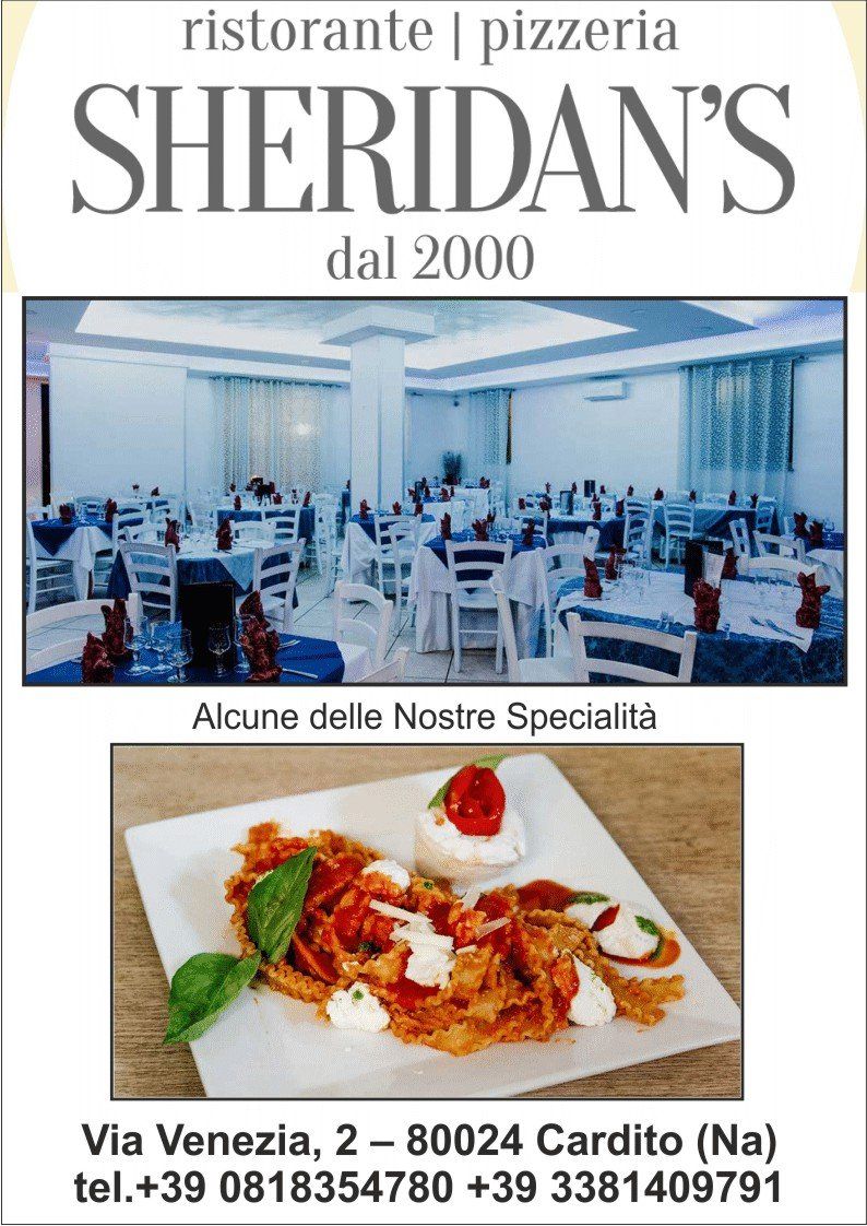ristorante pizzeria tipo stella a cuore Cardito sheridan s