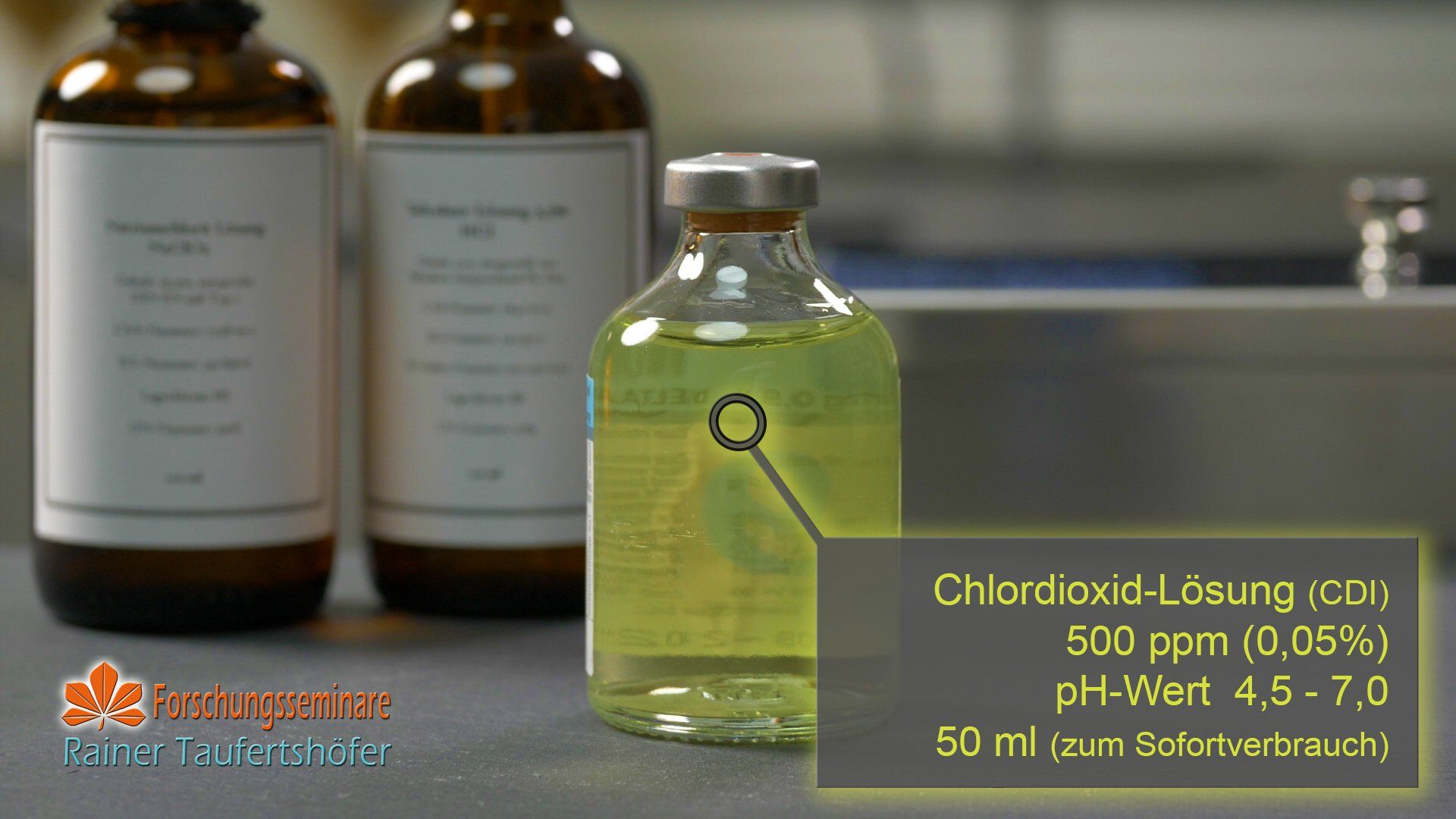Chlordioxid Injektionslösung pH-Wert von 7,4