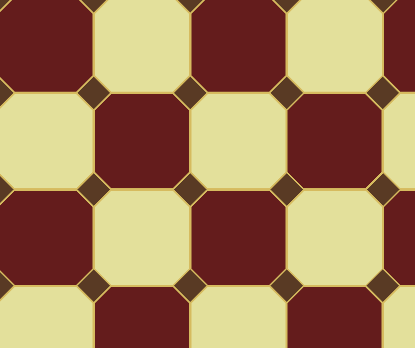 Pomeroy Victorian tile layout pattern