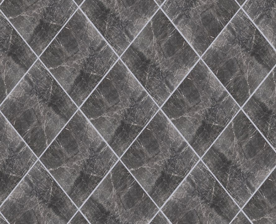 Diamond tile layout pattern