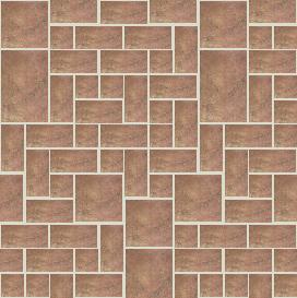 Tile layout pattern Interlocked