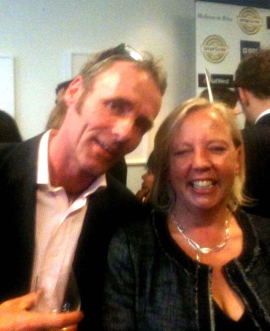 Alex Booth with Deborah Meaden Alex Booth with Deborah Meaden