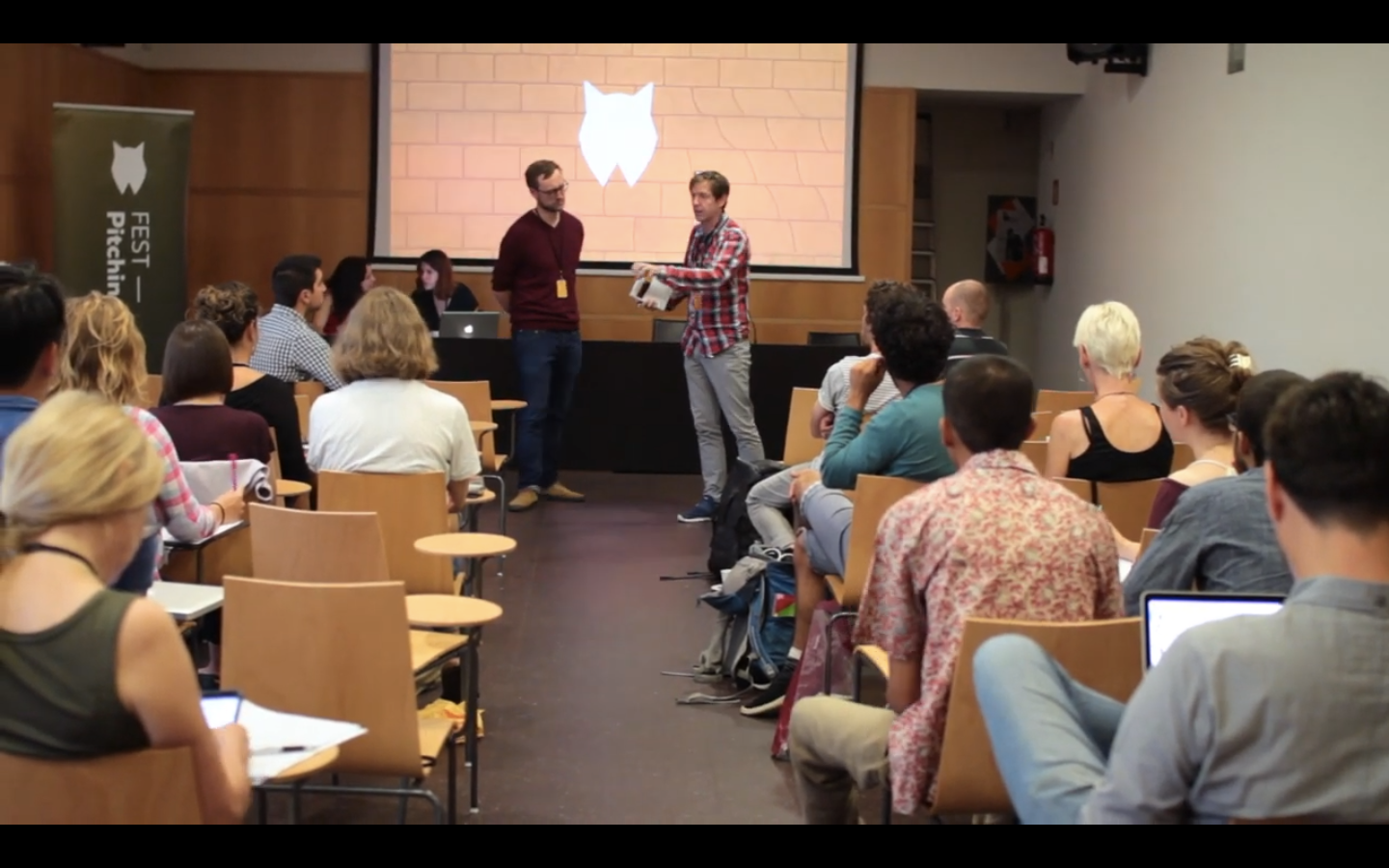 Pitching Master Class en Fest Espinho Portugal