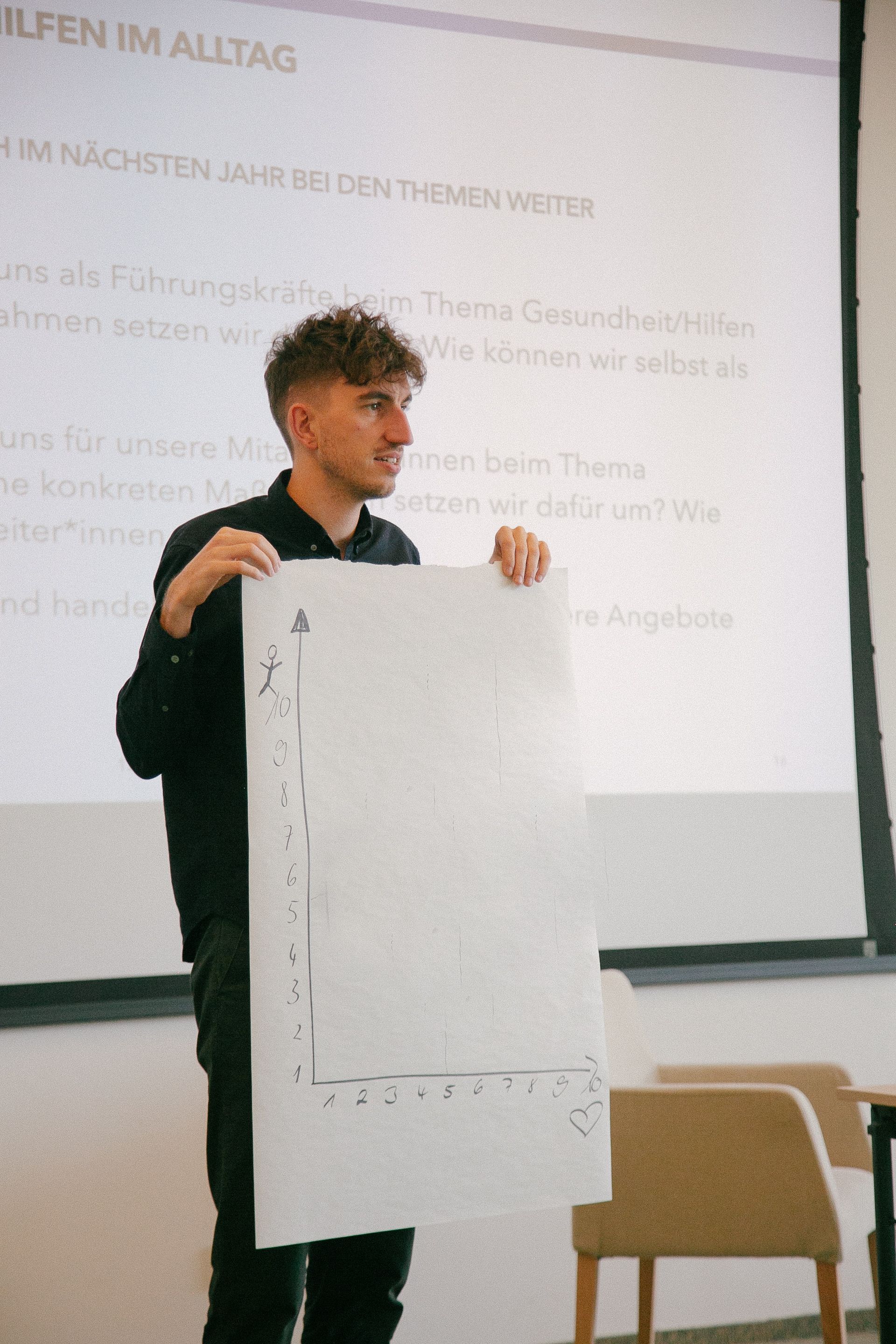 Ein Bild von Philipp Hubert bei einem Workshop