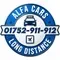 Alfa cars Plymouth Blue Logo