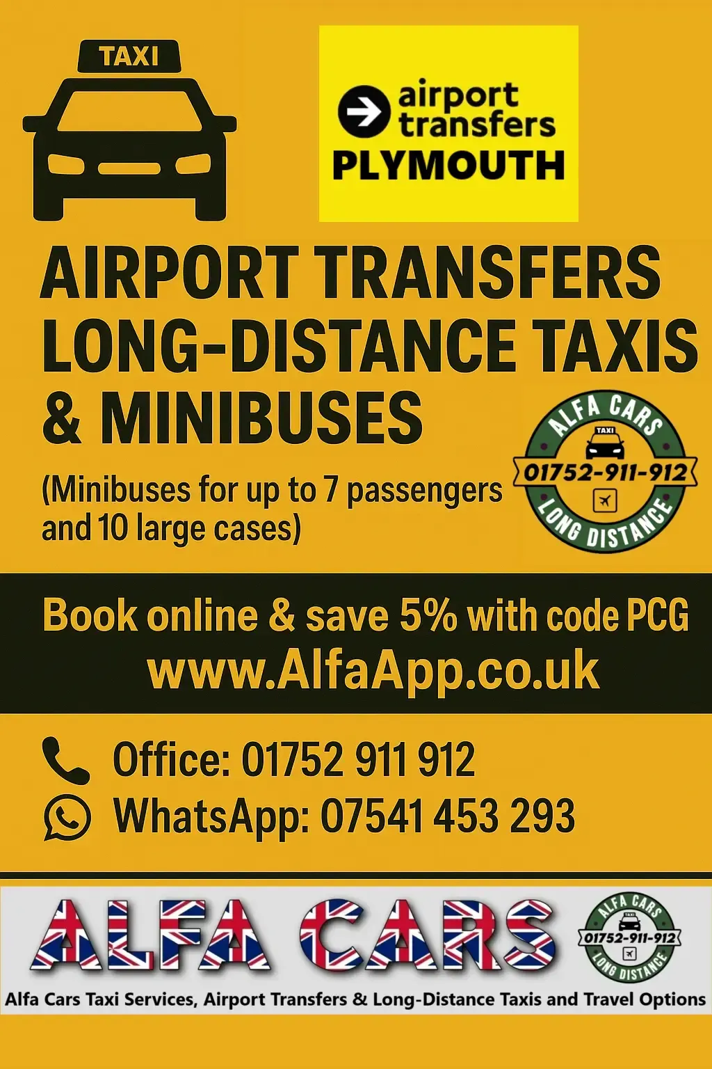 How to Book a Taxi from Plymouth to Any UK Airport or Seaport