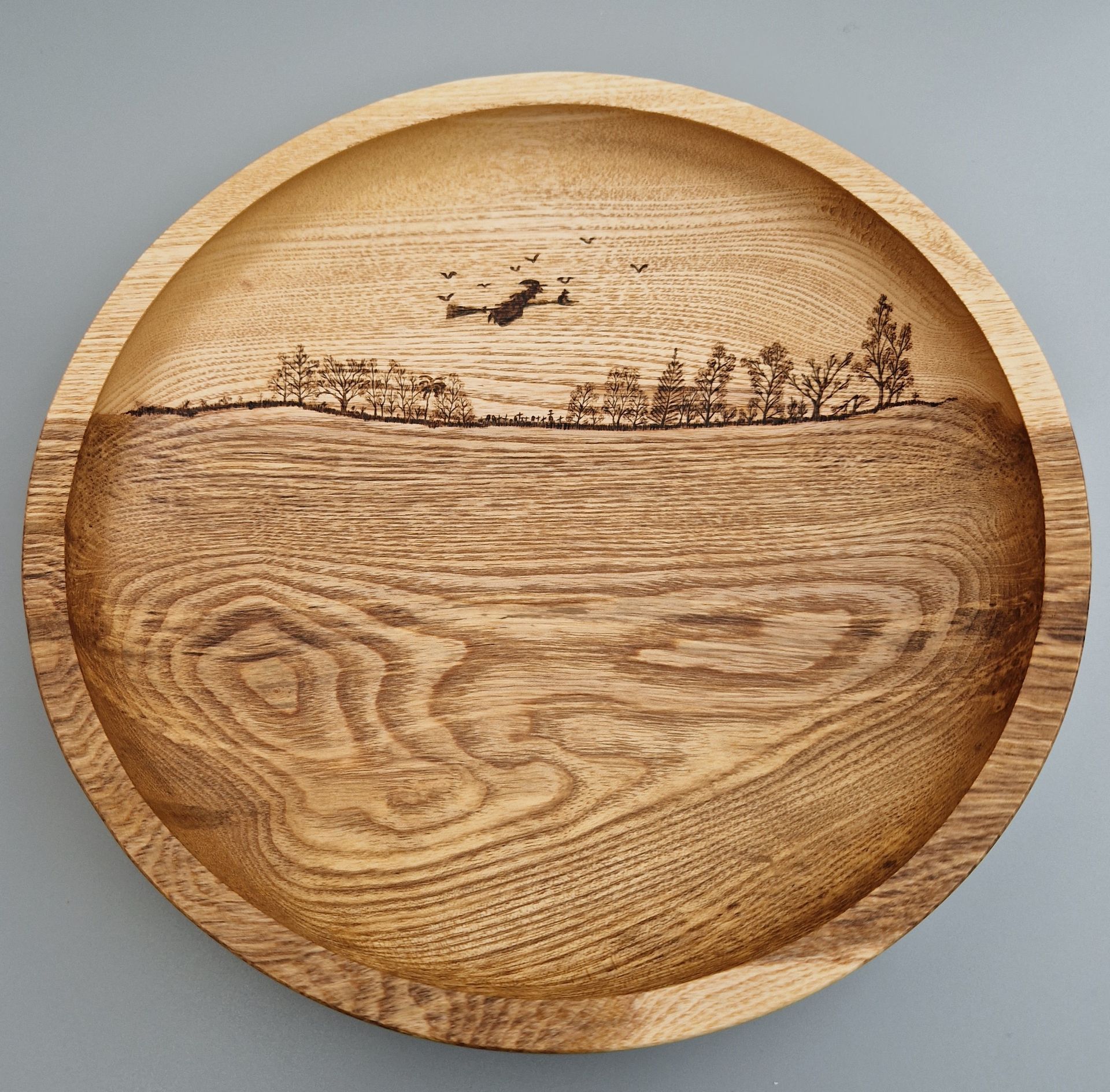 Pyrographed Bowl