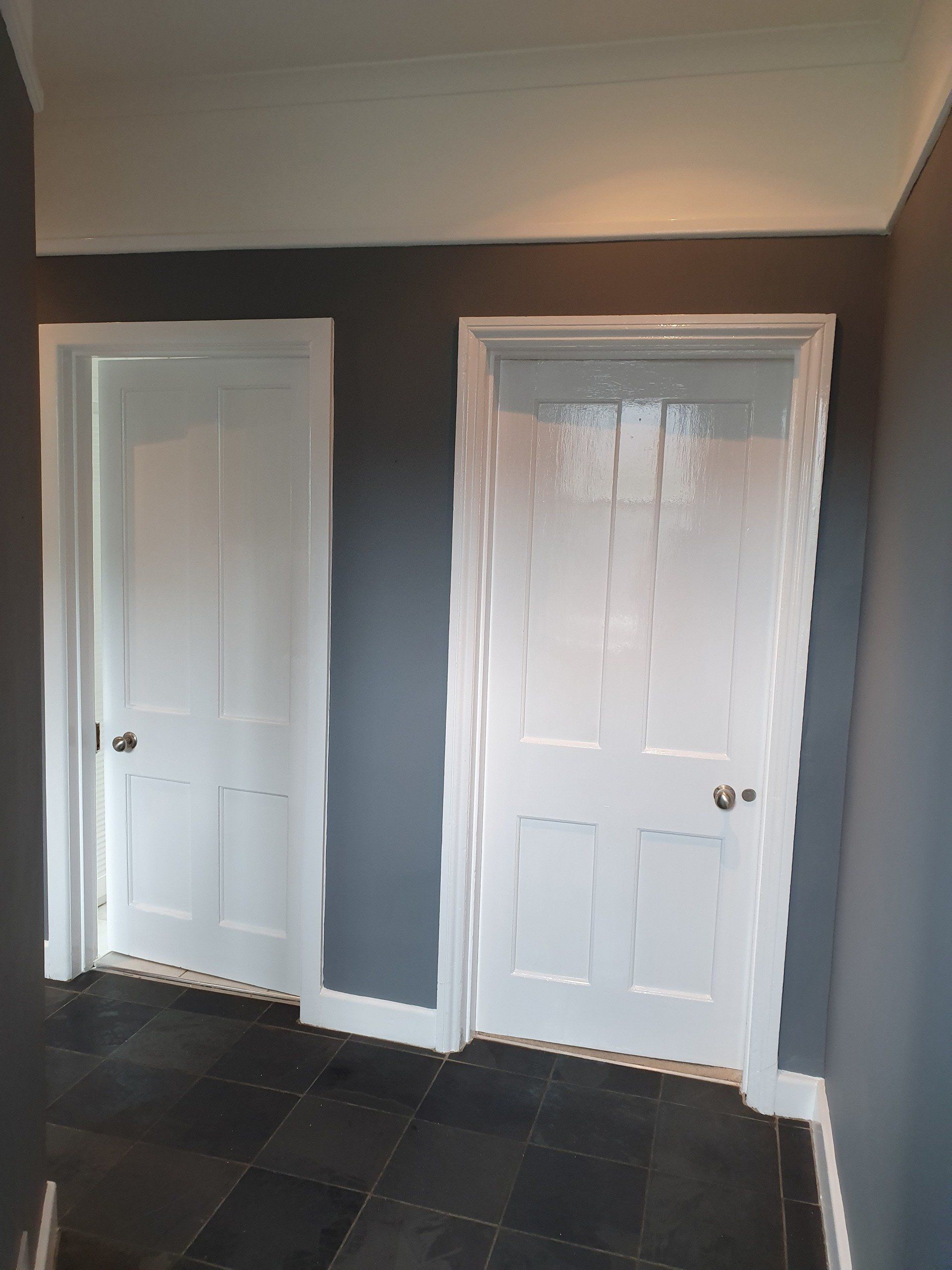 Painted door frames