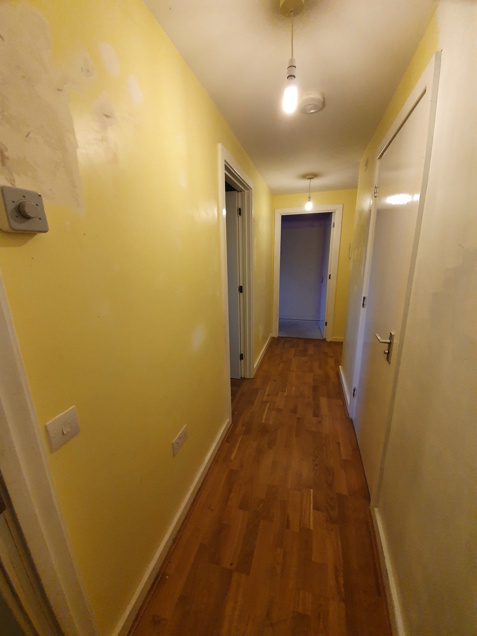 Yellow walls to White