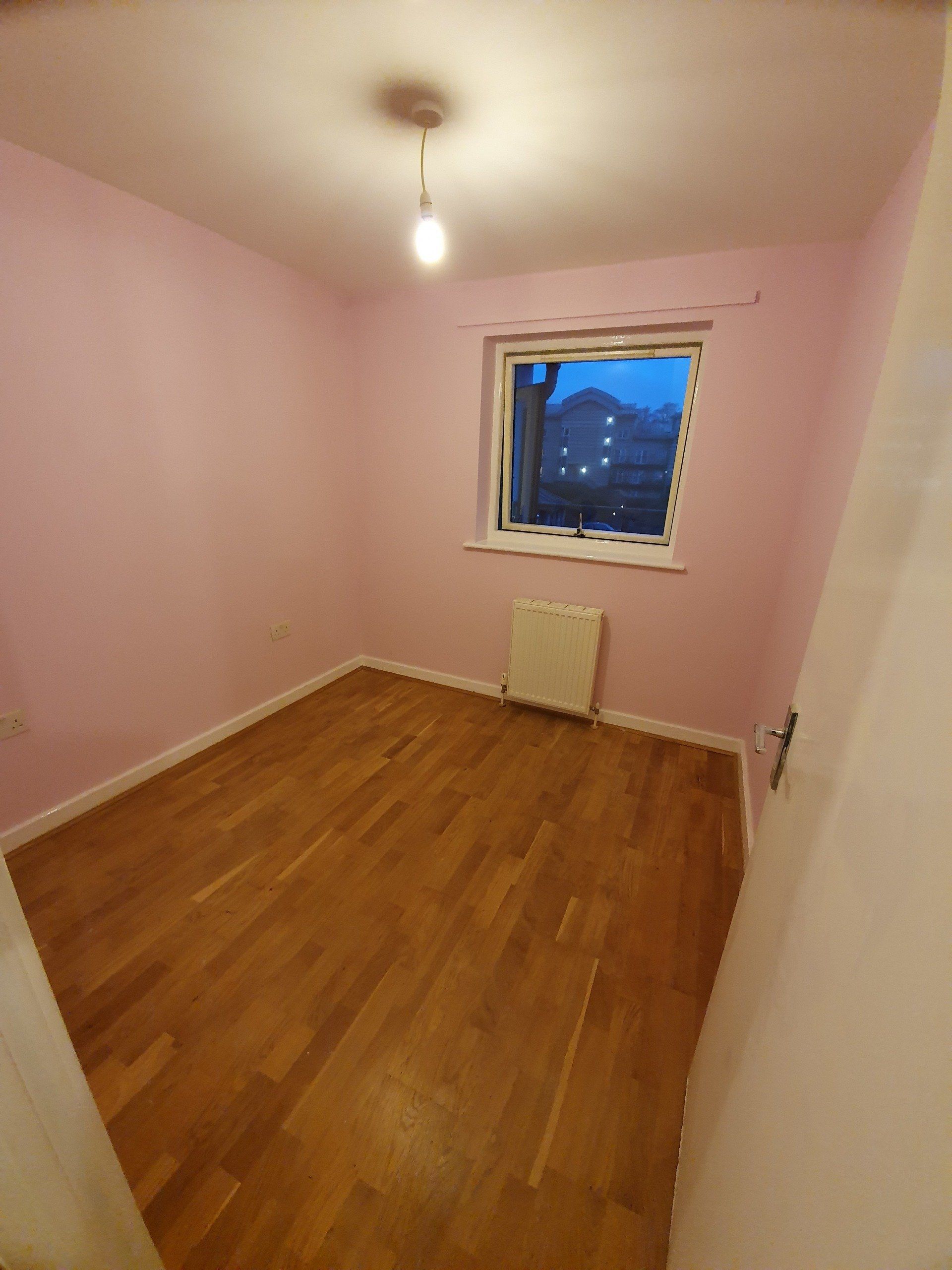 Green walls to Pink walls