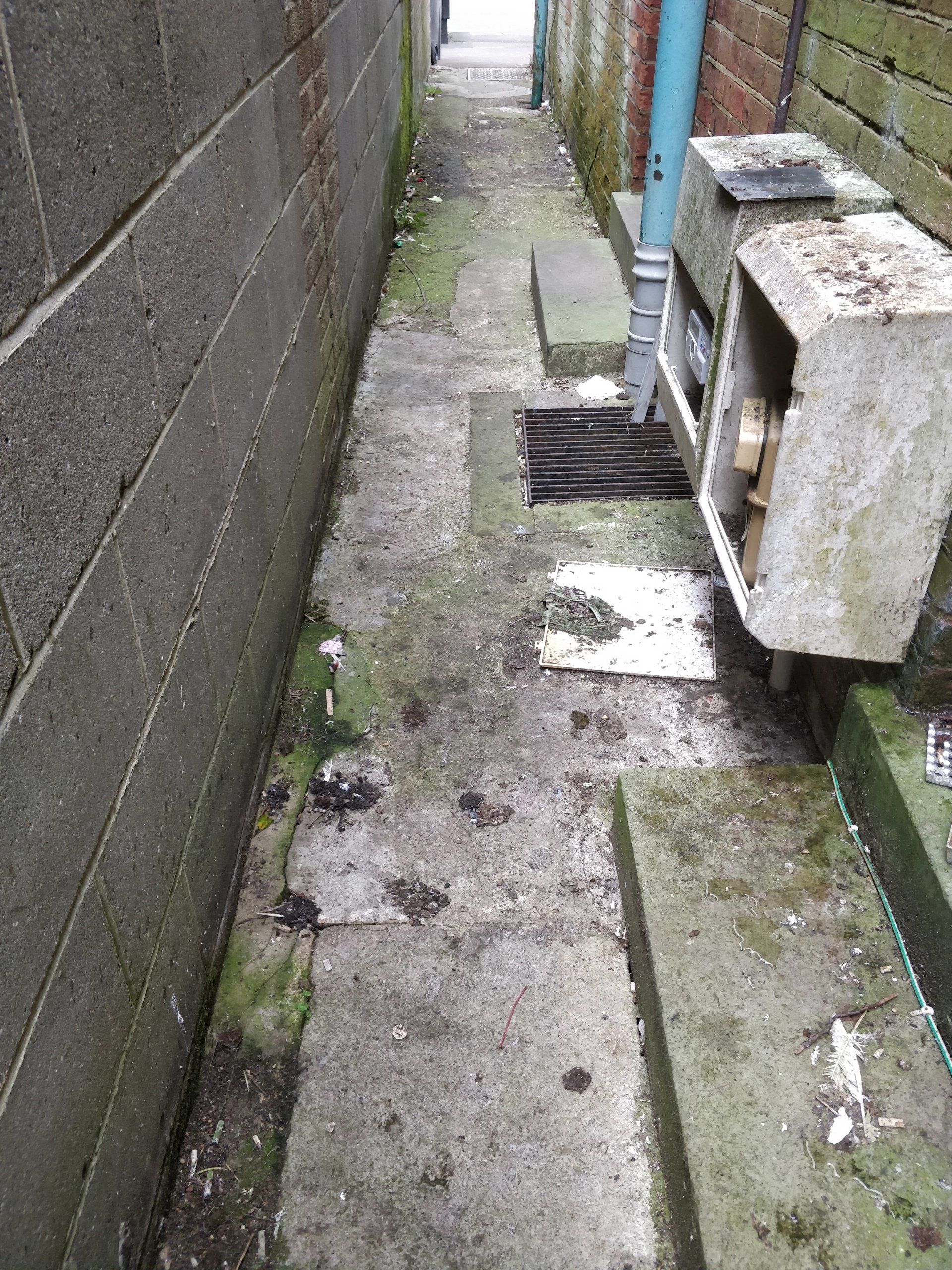 patio needs cleaning Patio in need of cleaning by property services bournemouth