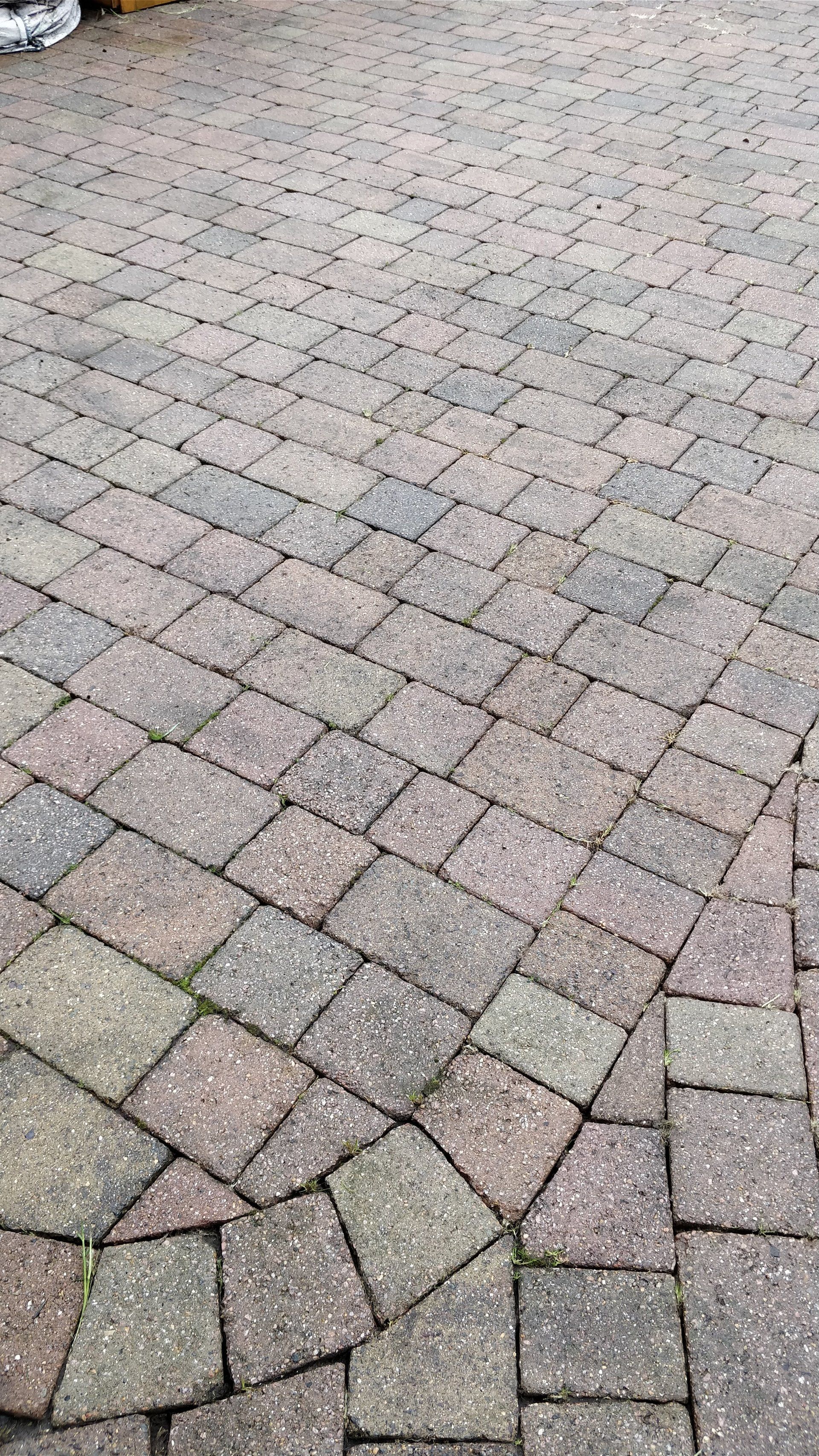 Driveway after cleaned by Property Services Bournemouth